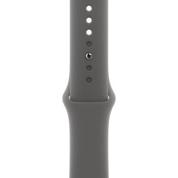 Apple Watch Series 11, 46 mm, Space Gray Aluminum Stone Gray Sport Band S/M